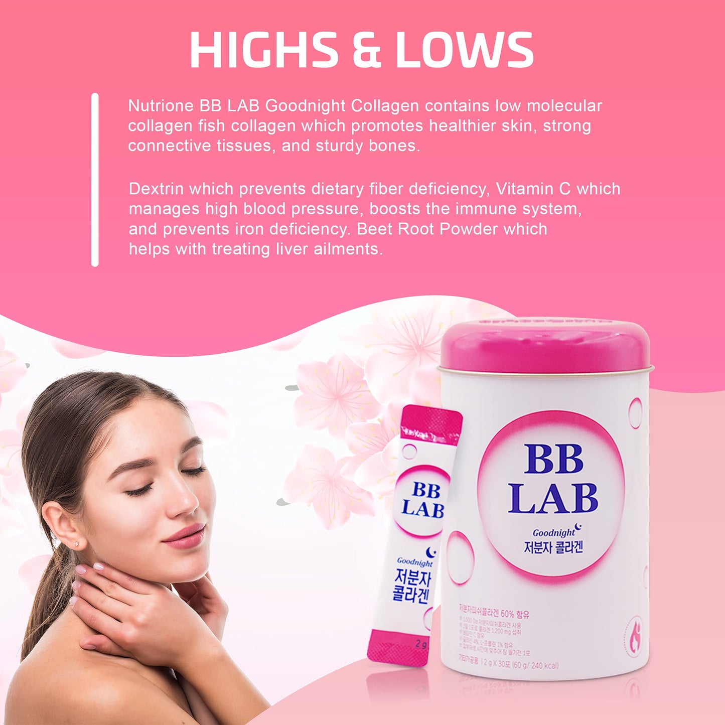 BB Lab Low Molecular Collagen - For Anti-Aging, Skin Firmness & Deep Hydration