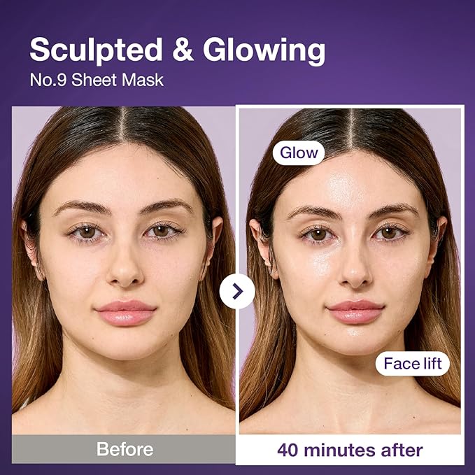 No. 9 NAD Bio Lifting-sil Full Face Mask - 4 Sheet Masks + Lifting Band