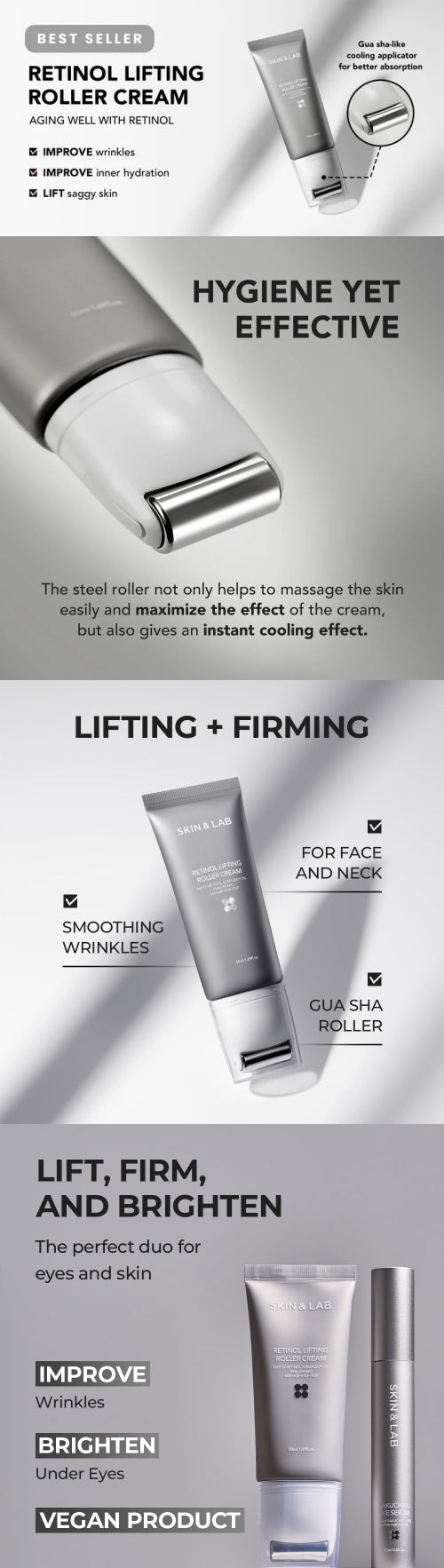 SKIN & LAB Retinol Lifting Roller Cream