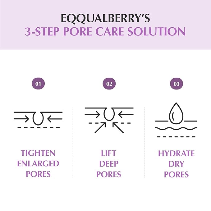 EQQUALBERRY Purple PDRN Pore Minimizing Serum
