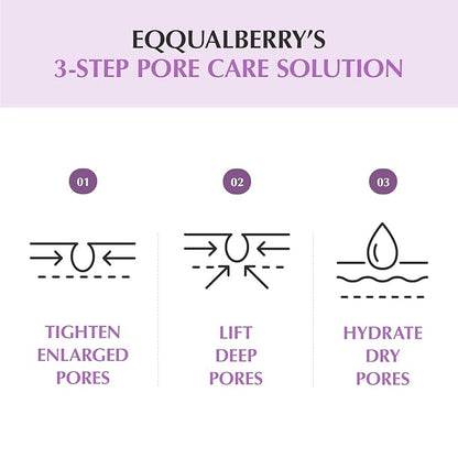 EQQUALBERRY Purple PDRN Pore Minimizing Serum