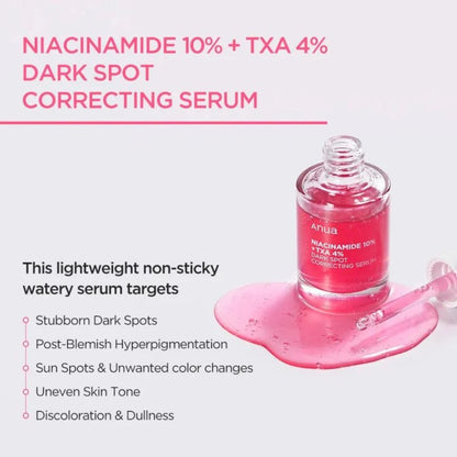 ANUA Niacinamide 10% + TXA 4% PIGMENTATION & DARK SPOT CORRECTING SERUM