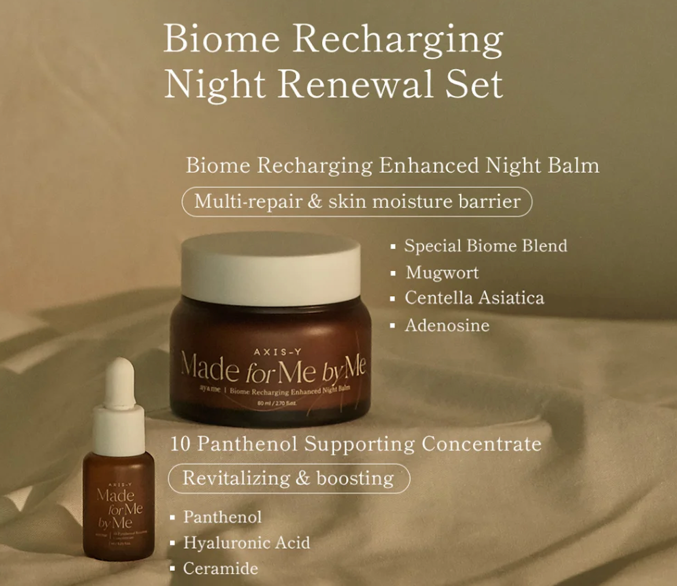 Axis-Y Biome Recharging Night Renewal Set