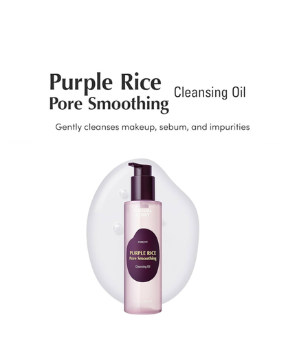 EQQUALBERRY Purple Rice Pore Smoothing Cleansing Oil