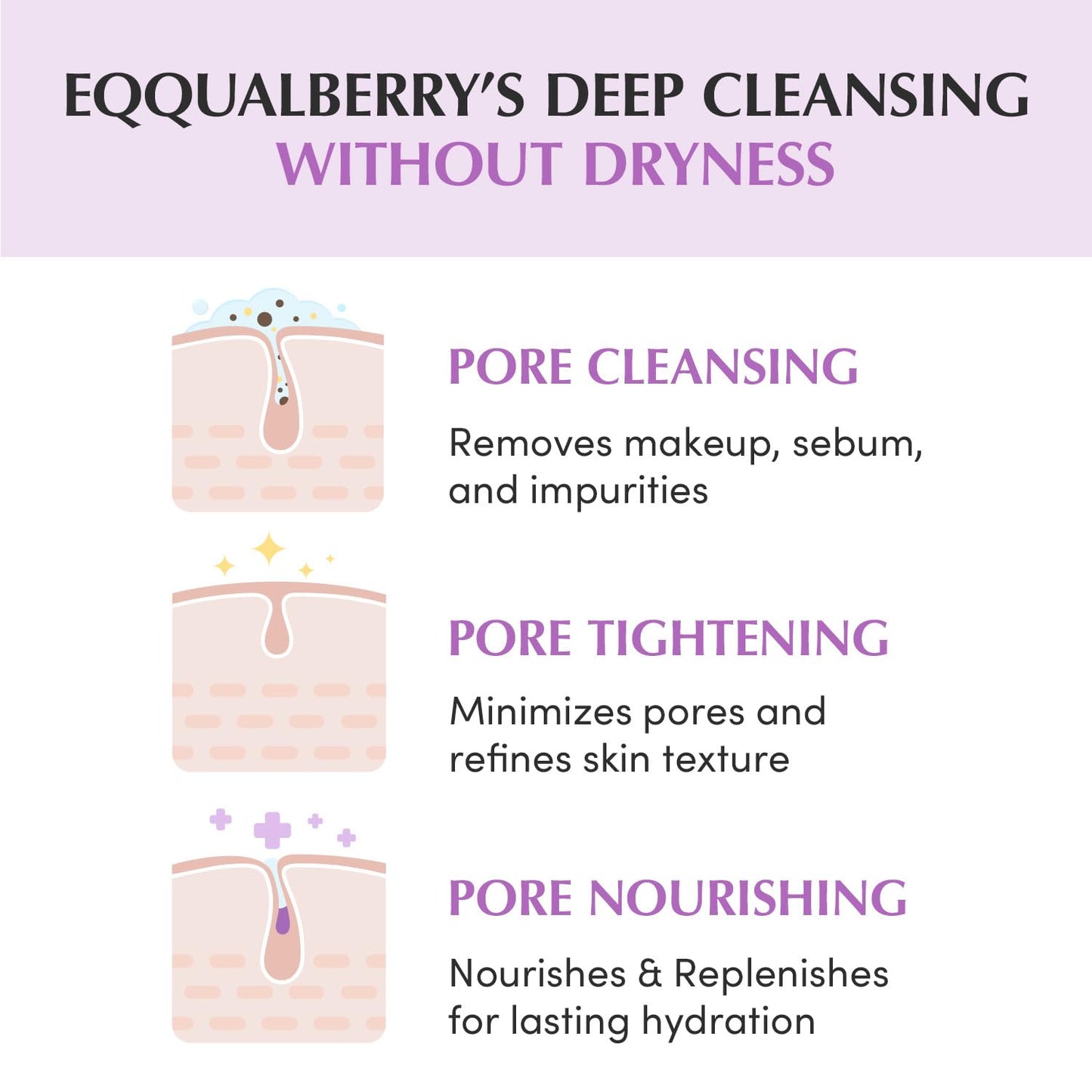 EQQUALBERRY Purple PDRN Pore Minimizing Serum
