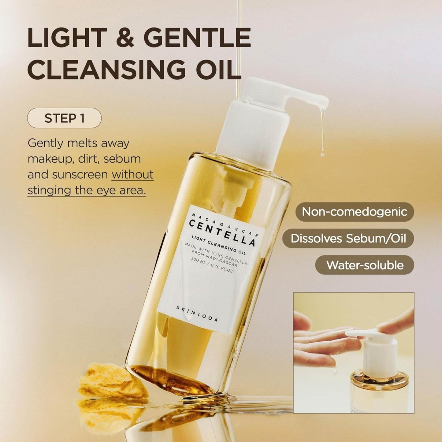 SKIN1004 Madagascar Centella Light Cleansing Oil