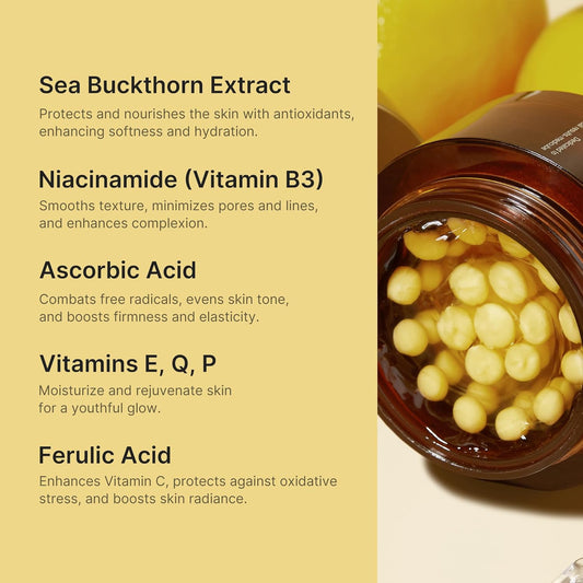 Medicube Deep Vitamin C Golden Capsule Face Moisturizer